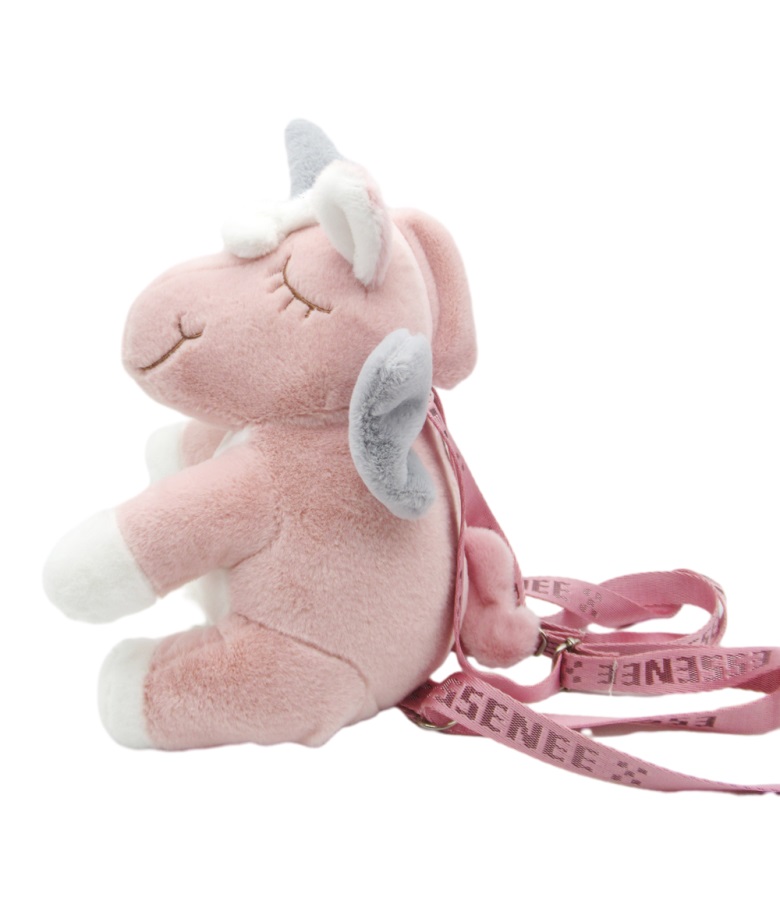 Plush unicorn backpack